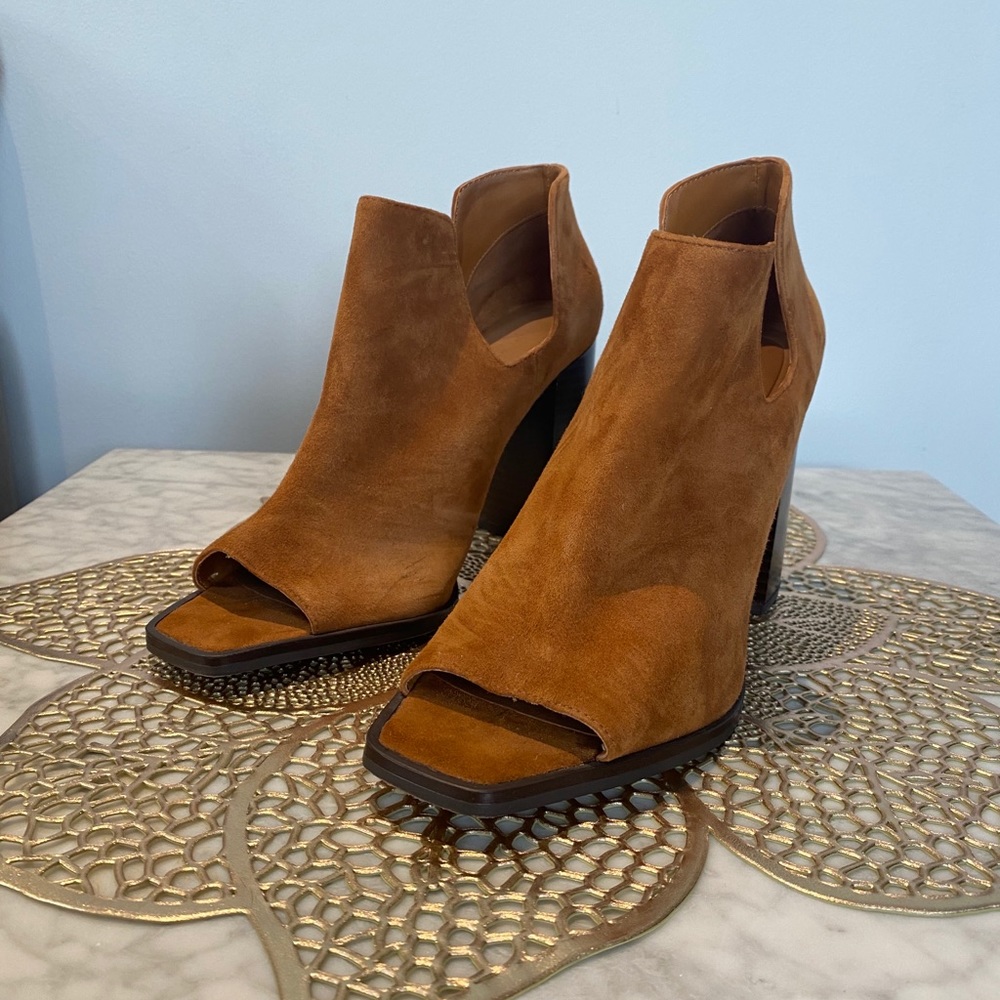 Suede Zara Block Heels